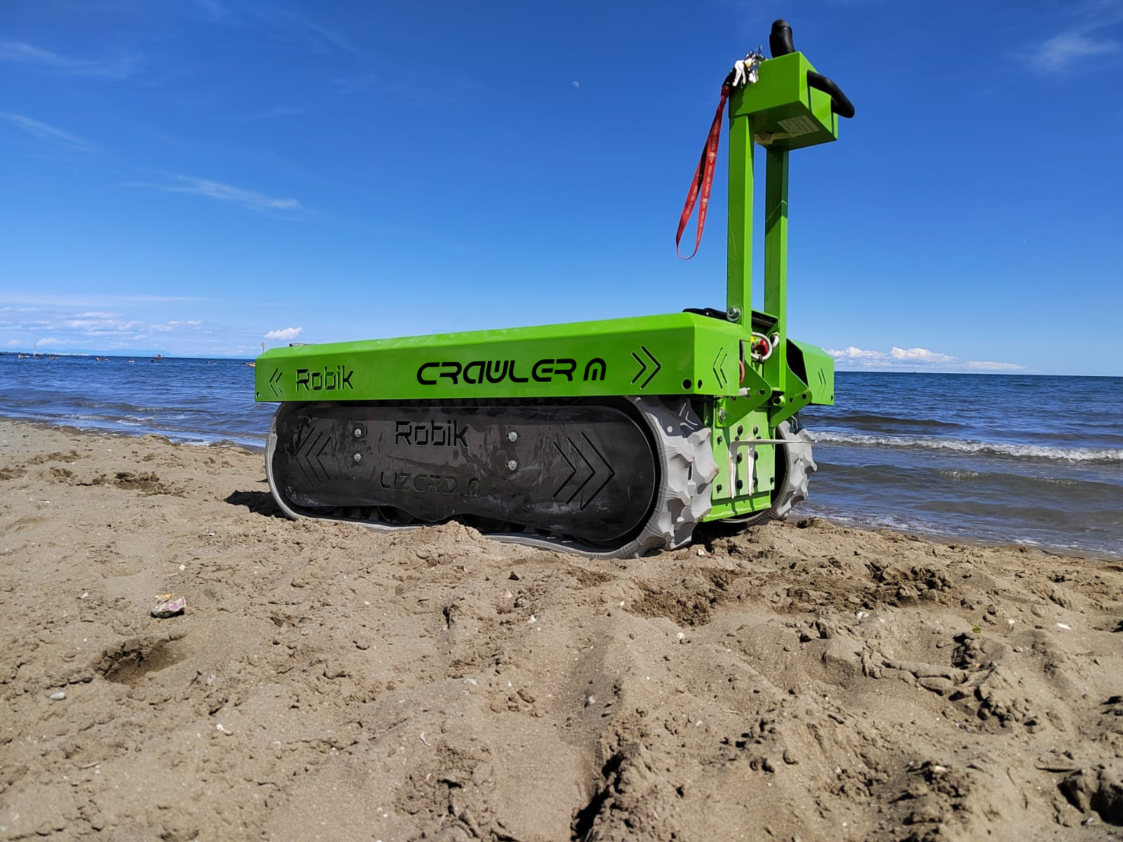 Robik electric crawler Cingolato elettrico per lidi balneari