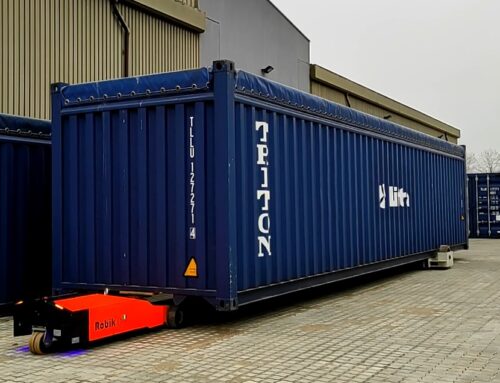 New case history: Robik Q movimenta i container