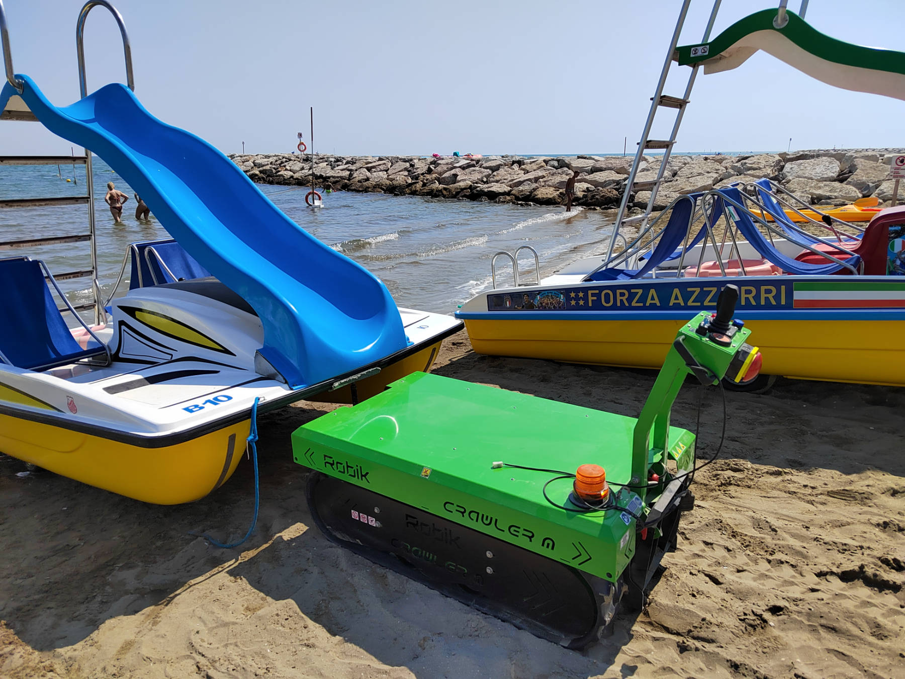 Cingolato trainatore elettrico movimentatore barche
