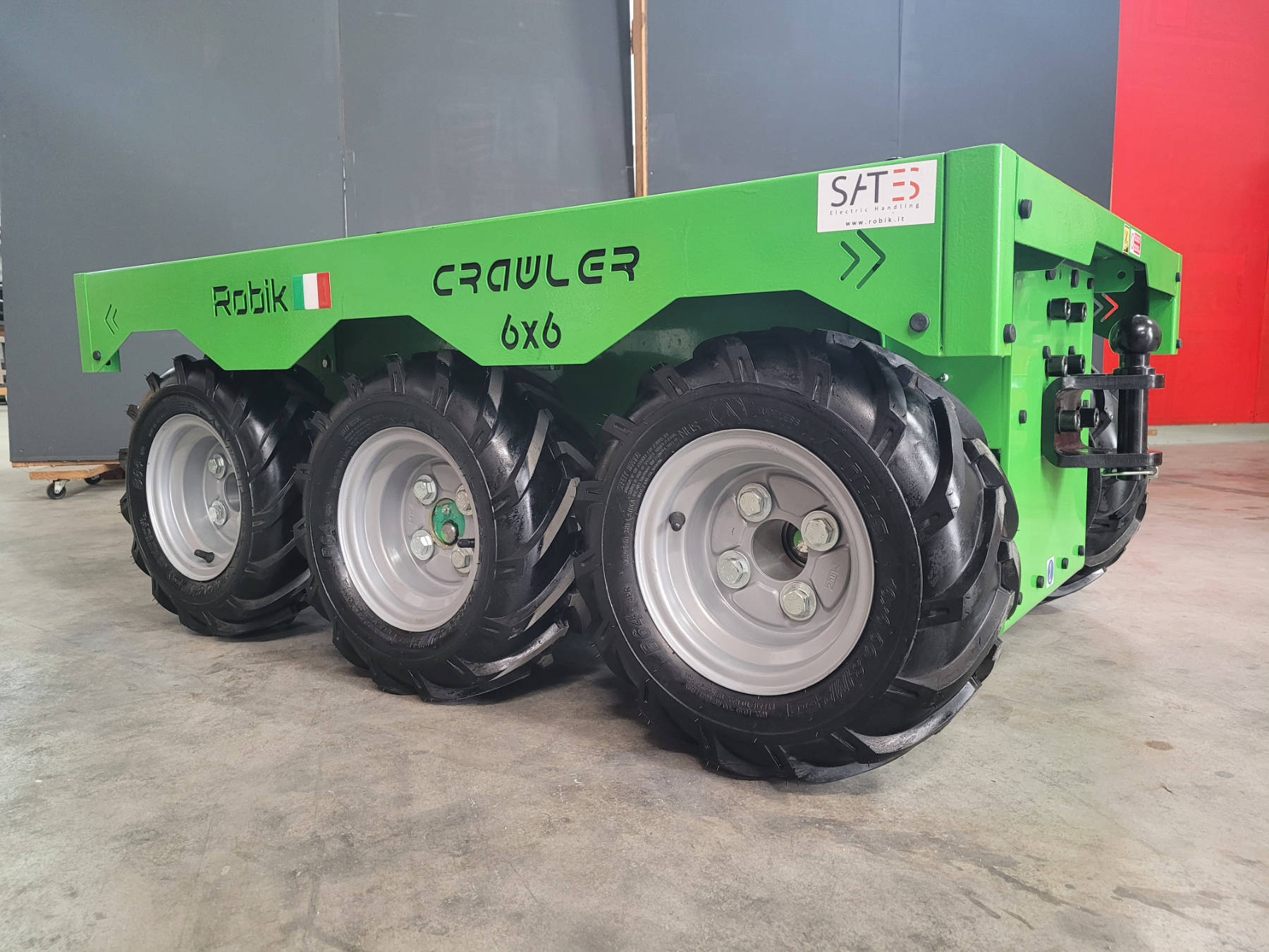 Trainatore elettrico cingolato Crawler 6×6