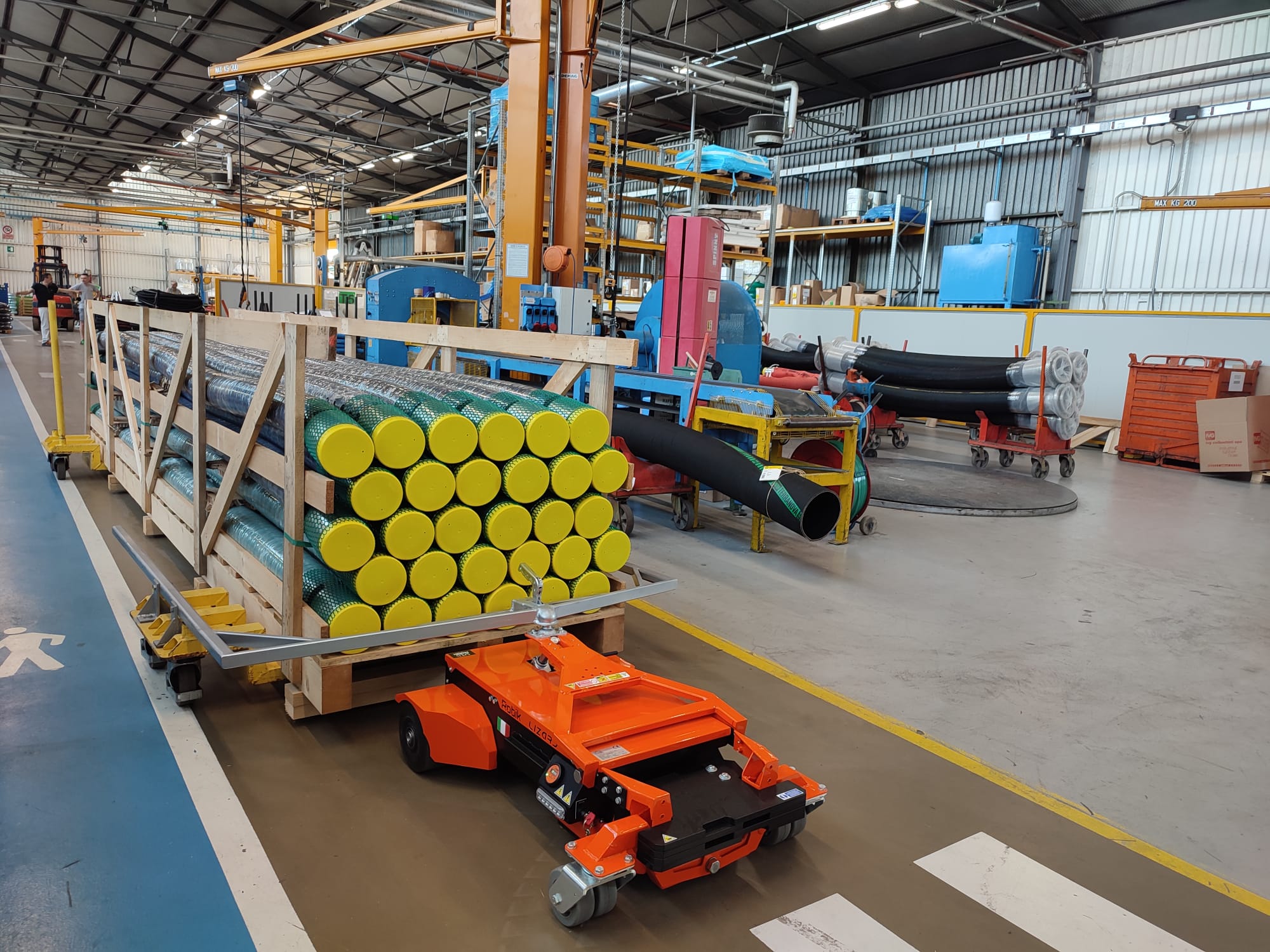 robik lizard dp heavy pipe handling industry